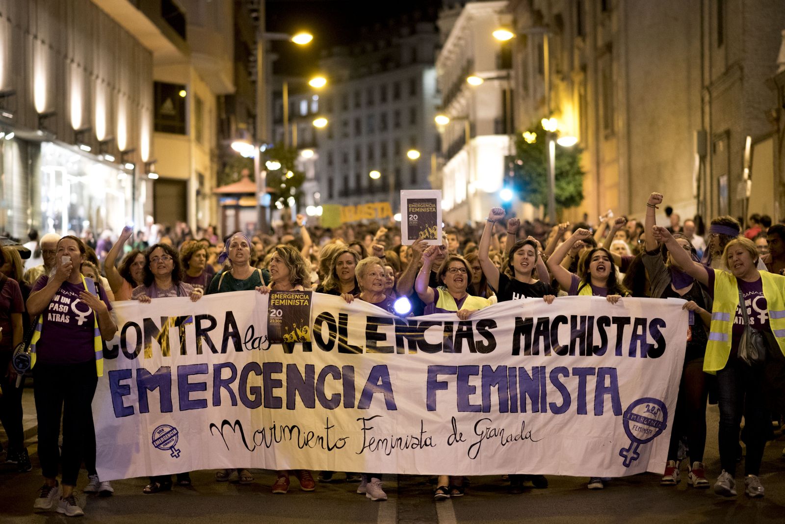 Imágenes de la manifestación por la 'emergencia feminista'