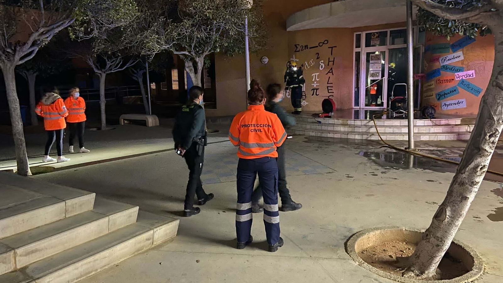 Un incendio provocado del que, afortunadamente, no hay que lamentar víctimas