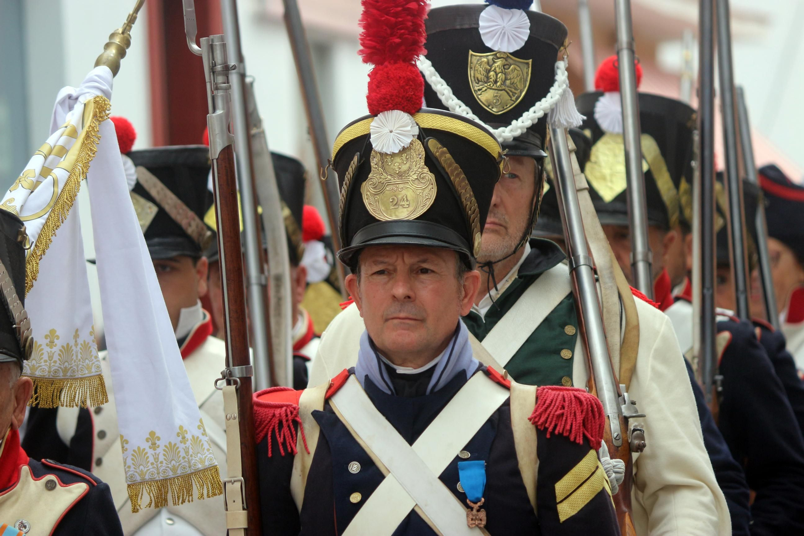 Las imágenes del desfile de tropas de la Batalla del Trocadero