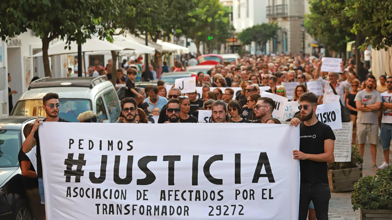 Manifestación por los 8 de Tarifa