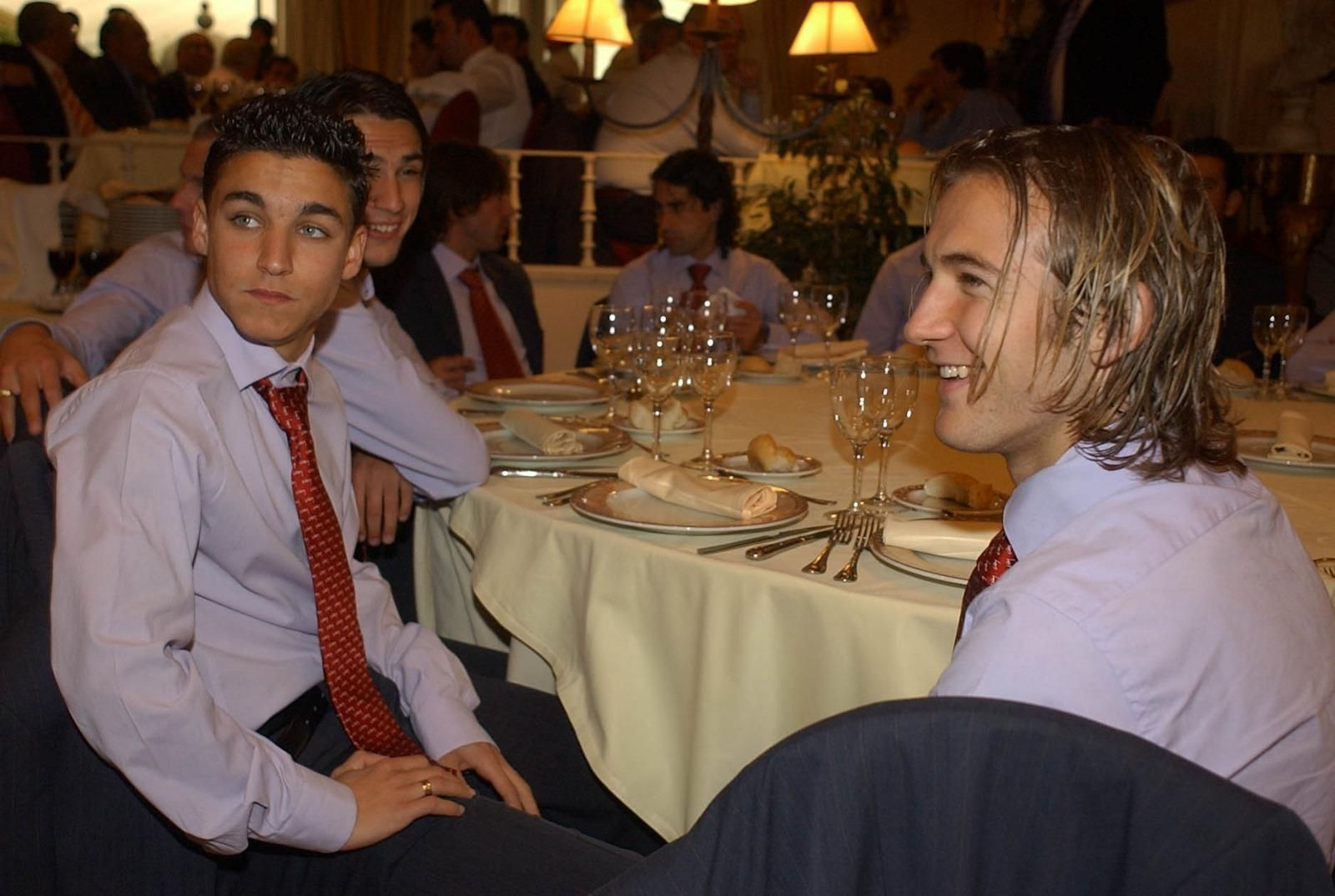 Diego Capel junto a Jesús Navas en su etapa en el Sevilla