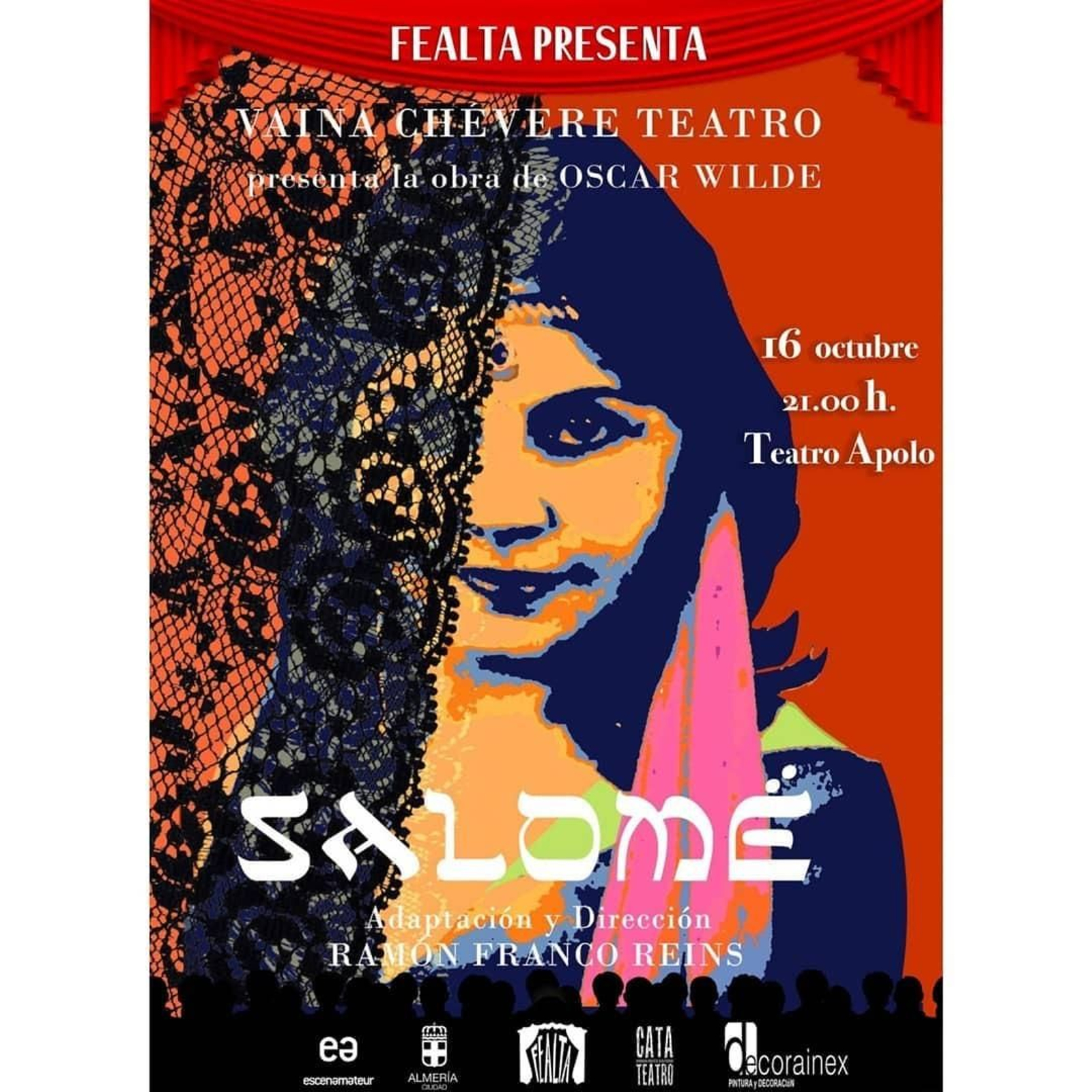 Cartel de la obra ‘Salomé’, de Óscar Wilde.