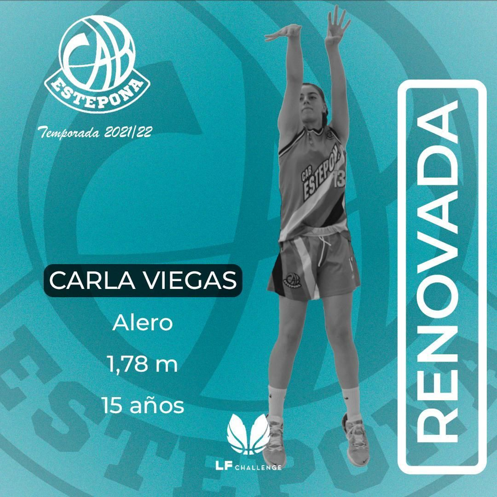Carla Viegas, jugadora del CAB Estepona.