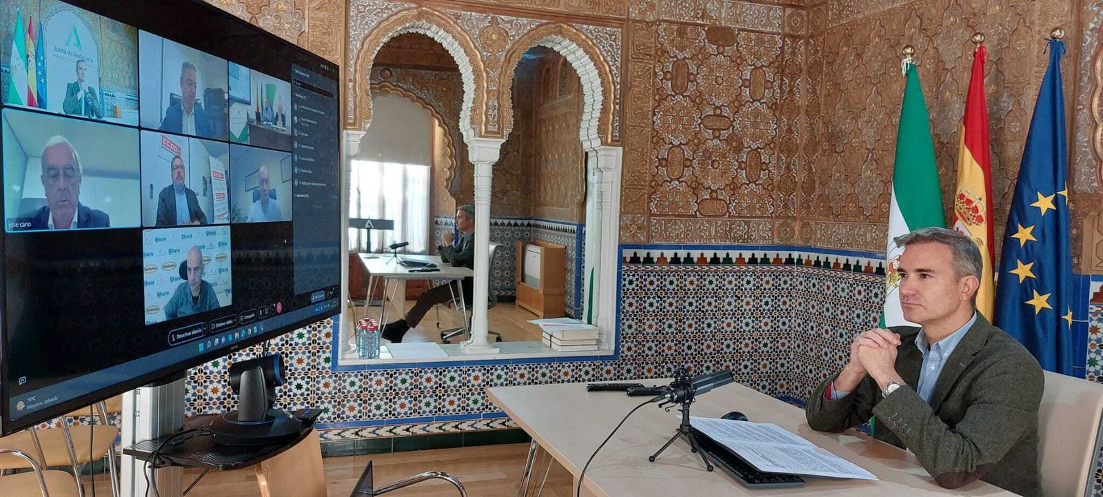 Amós García en el webinar organizado por Empleo