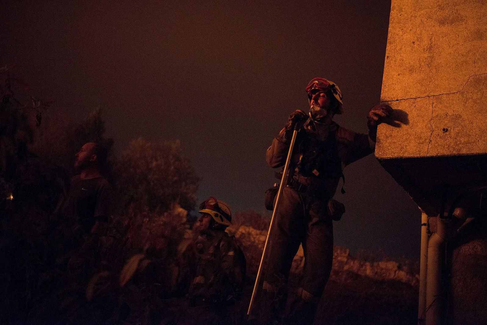 Los incendios declarados en Galicia, en imágenes