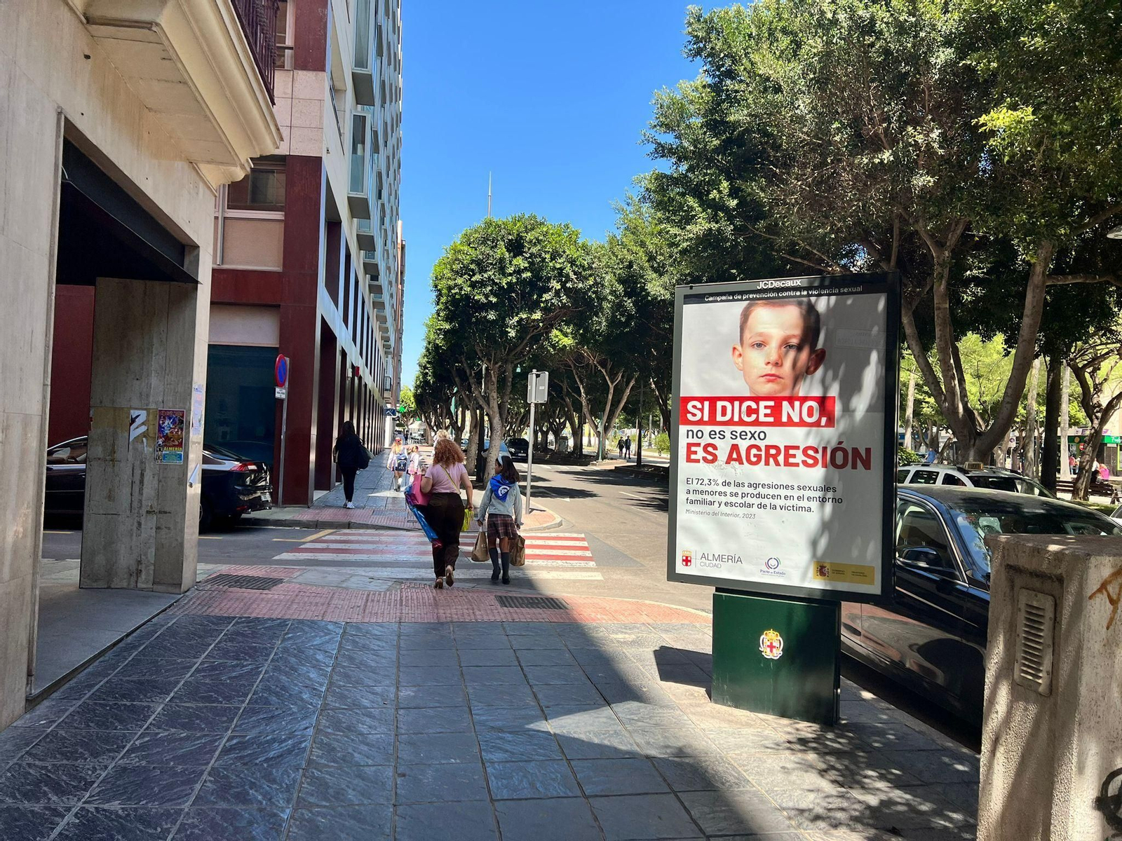 Cartel de la campaña denunciada por Vox Almería Cartel de la campaña denunciada por Vox Almería