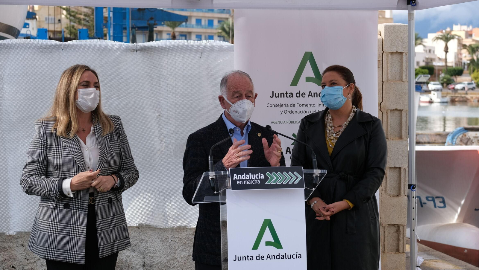 Marifrán Carazo, Gabriel Amat y Carmen Crespo.