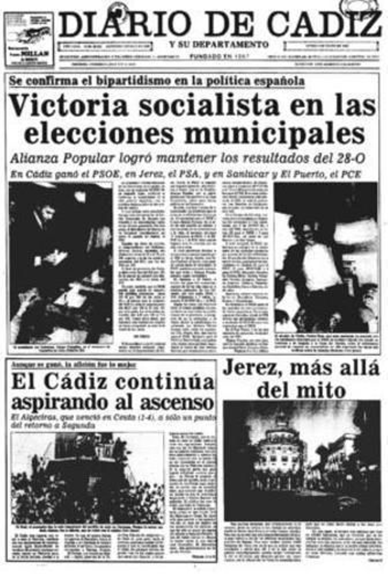 La avalancha socialista que no vieron ni Chanquete ni Naranjito