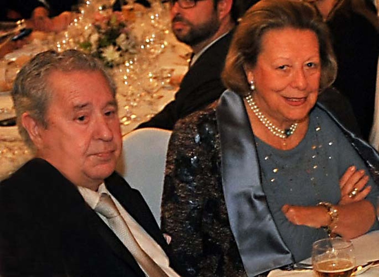 Juan Carretero junto a su esposa, Enriqueta Vila.
