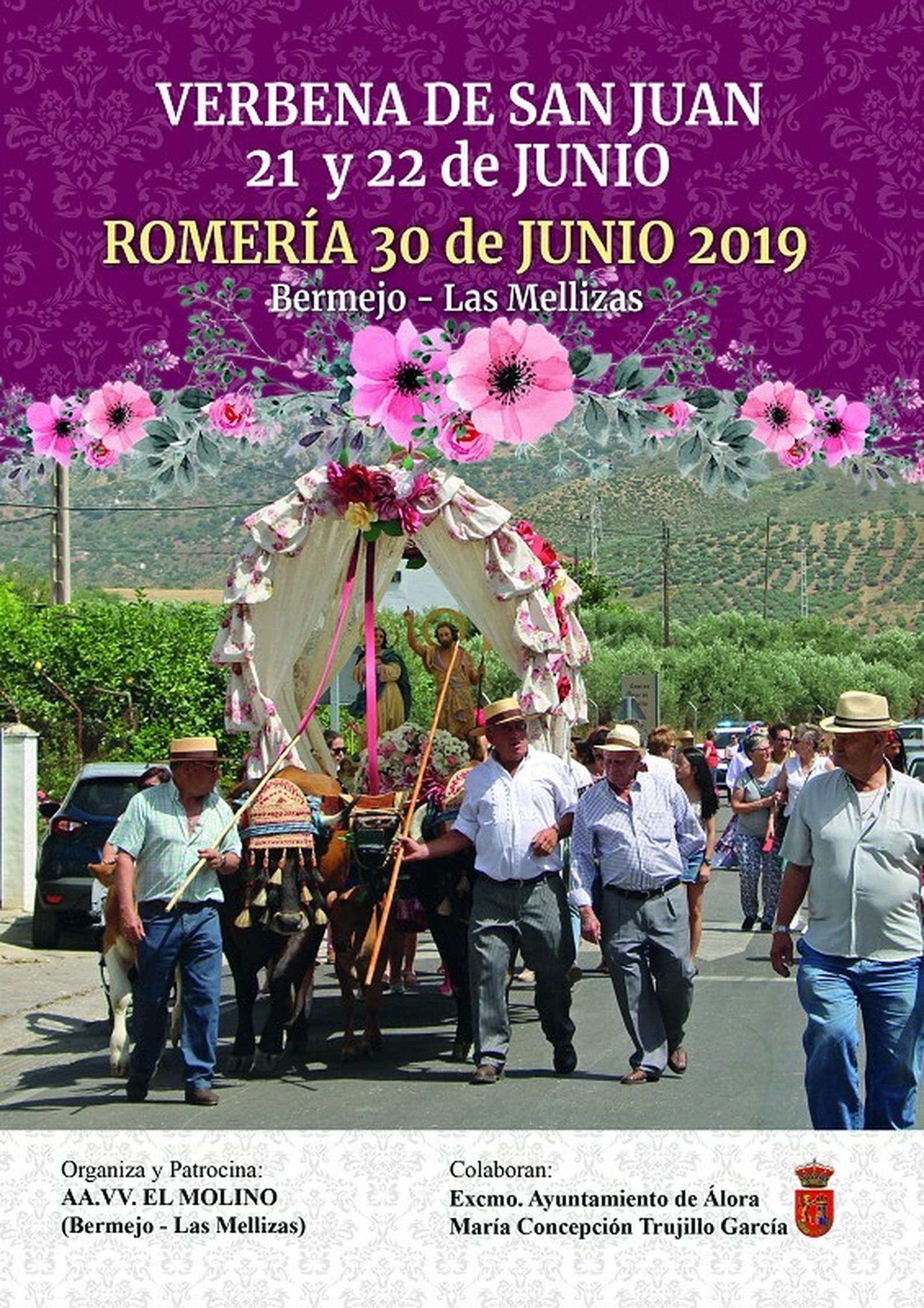 La verbena de San Juan de Álora dura dos días.