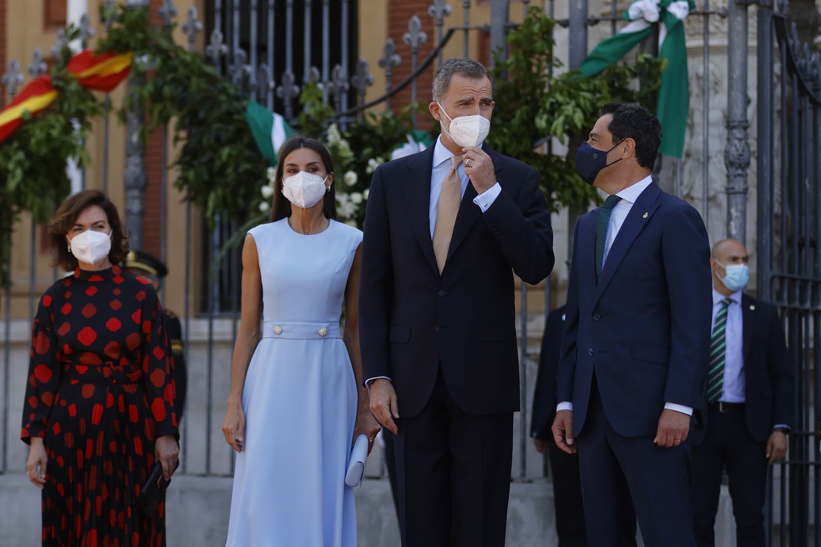 Las imágenes de  la entrega de la Medalla de Honor de Andalucía al Rey Felipe VI en Sevilla