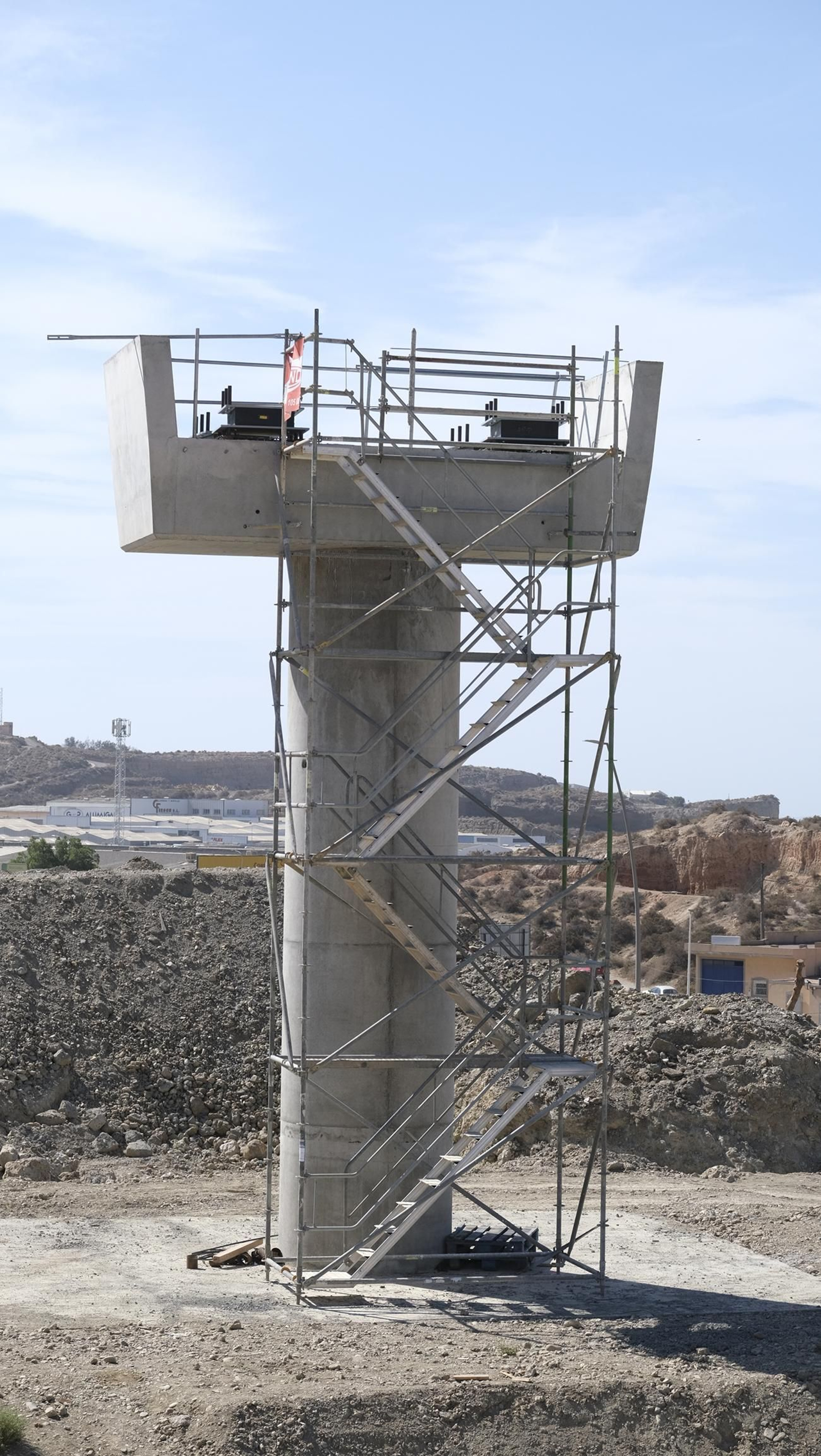 Las obras del nuevo enlace de Viator, en imágenes