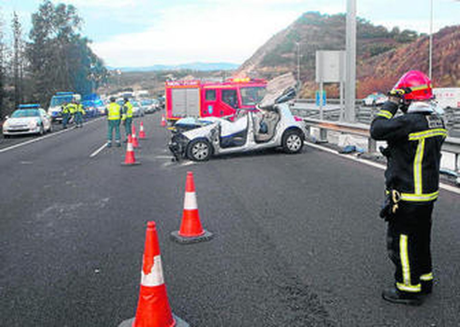 Estado en el que quedó el vehículo siniestrado.