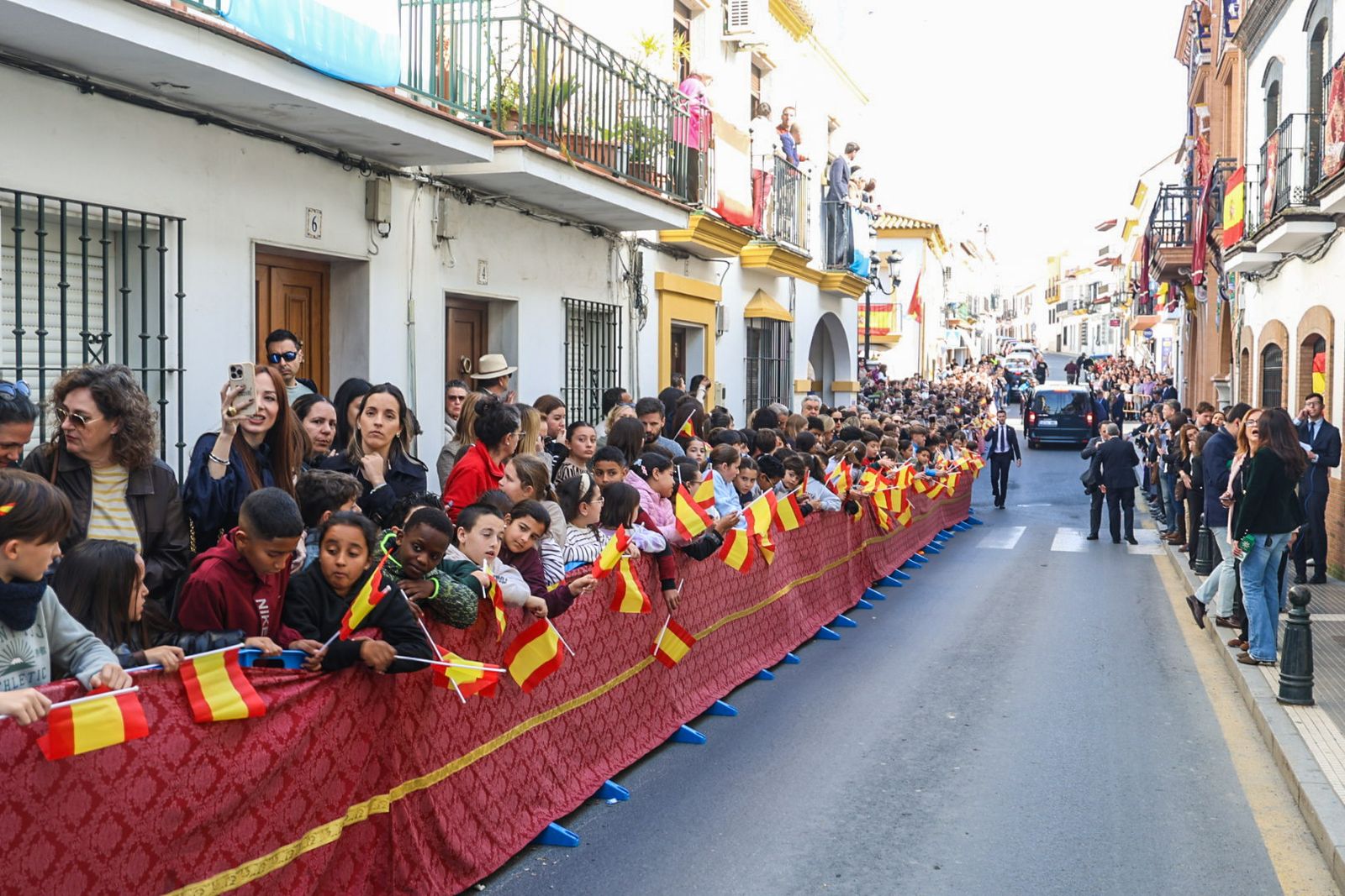 La llegada de S.M. el Rey Felipe VI a Palos de la Frontera, en fotografías