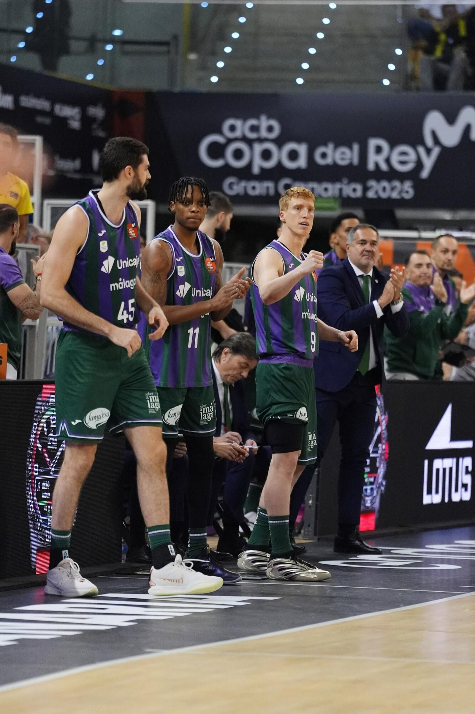 Las fotos del Unicaja - La Laguna Tenerife de Copa del Rey