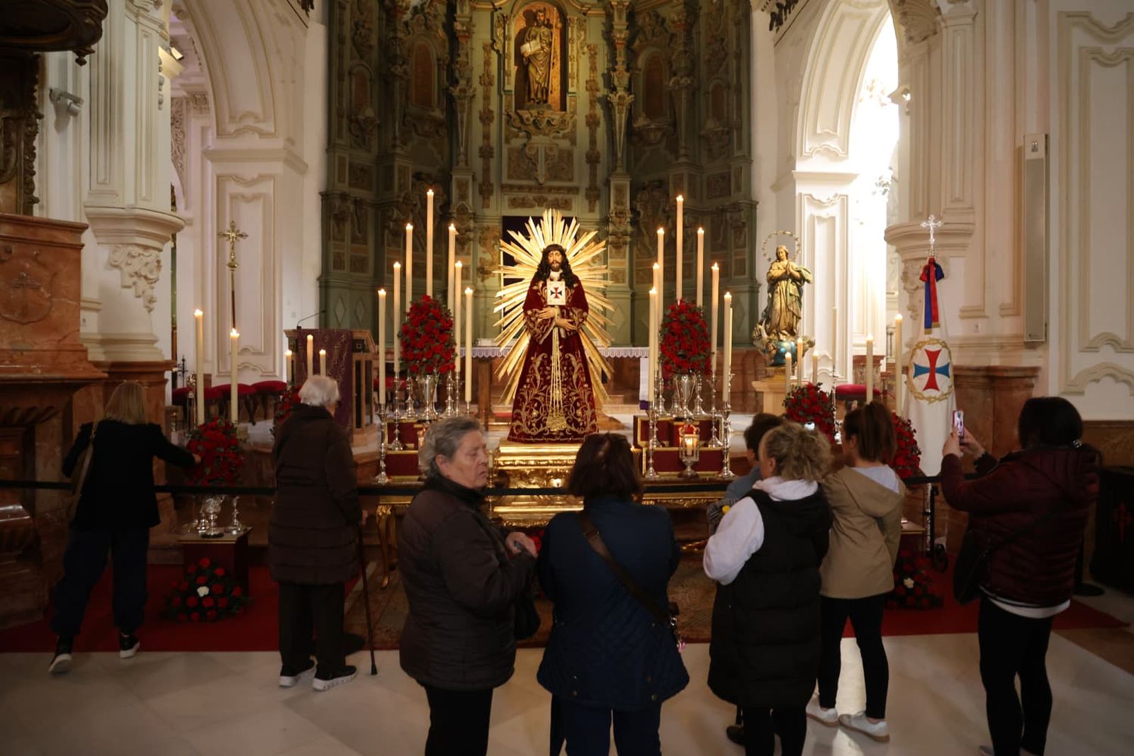 Veneración al Cristo de Medinaceli el primer viernes de marzo.