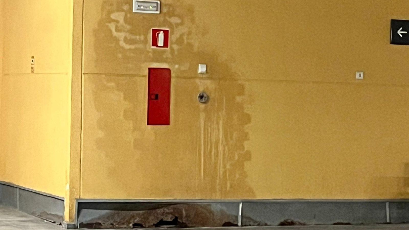 Problemas de impermeabilizacion en la estación de Puerto Real