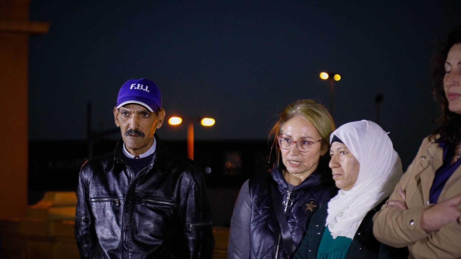 Padre y madre de Zhour, la joven asesinada.
