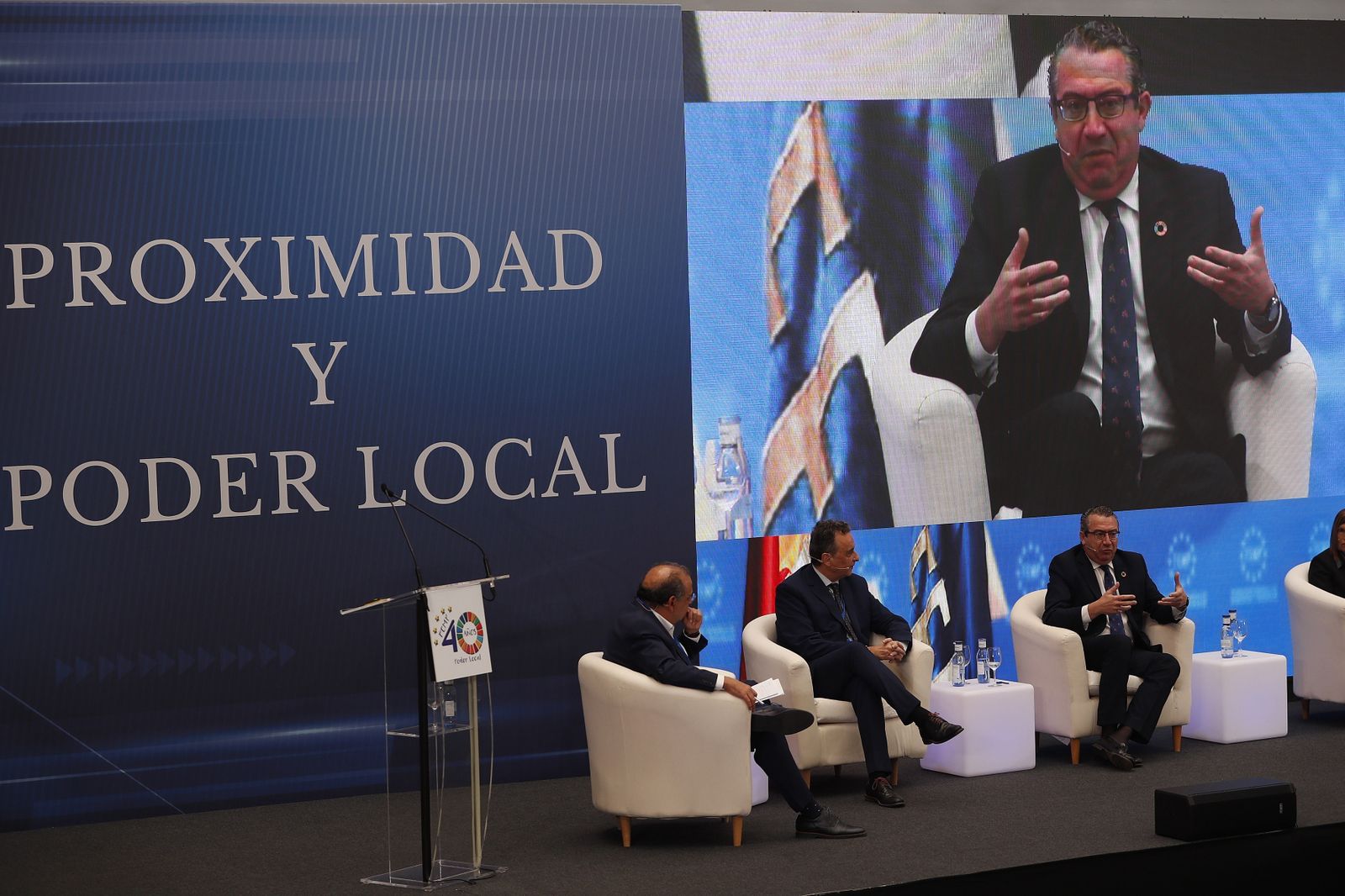 Vista de las jornadas celebradas con motivo del 40 aniversario de la FEMP en Torremolinos.