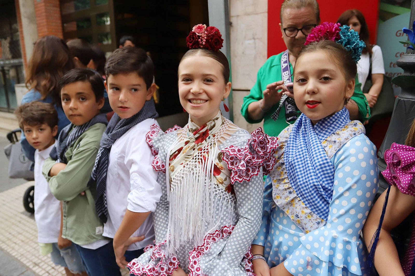 Imágenes de Emigrantes a su paso por el colegio Santo Ángel