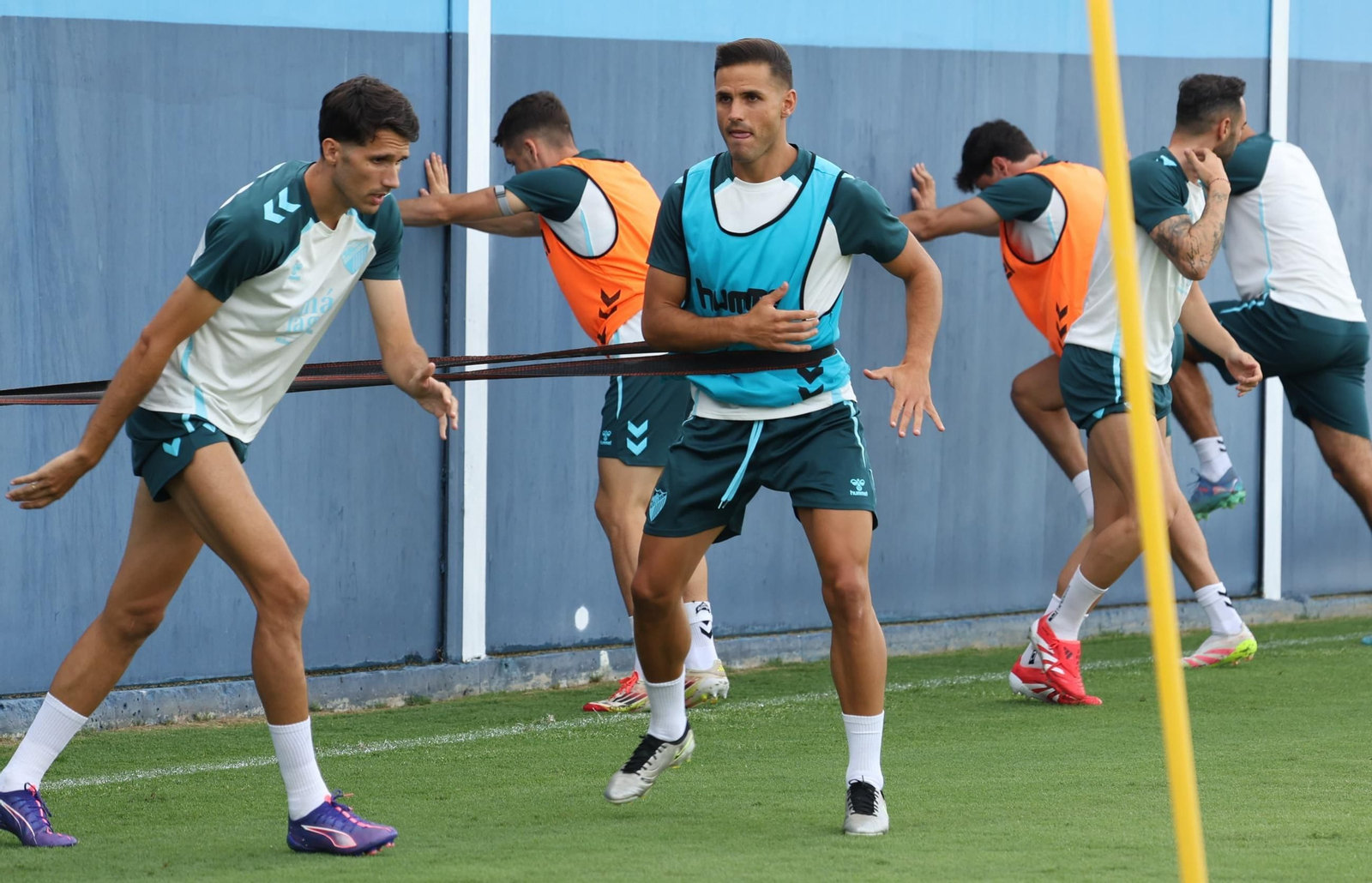 Javi Montero ya trabaja con el Málaga CF en el Anexo de La Rosaleda