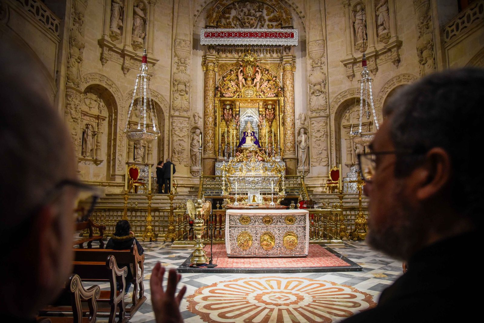 Imágenes de la reapertura de la capilla real de la Catedral tras la restauración