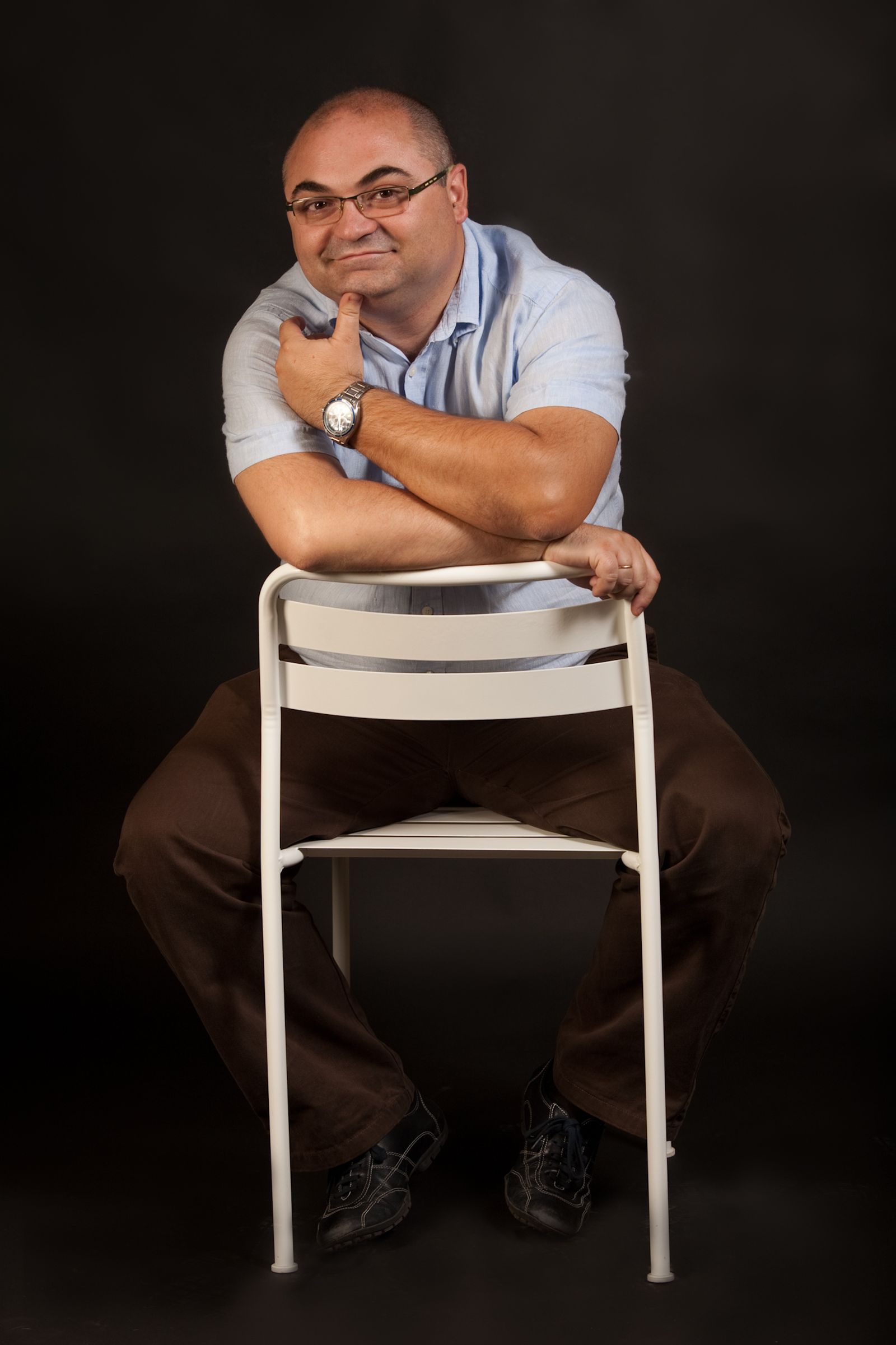 Javier Torres, el autor de 'Curioso Via Crucis en Triana'.