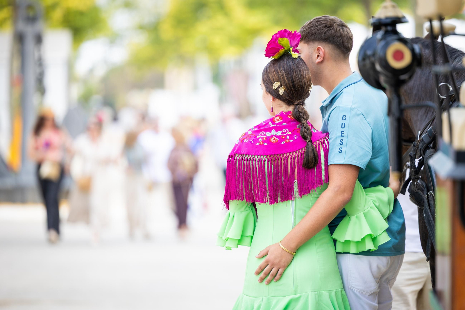 Búscate en las imágenes del sábado de la Feria de Puerto Real 2025