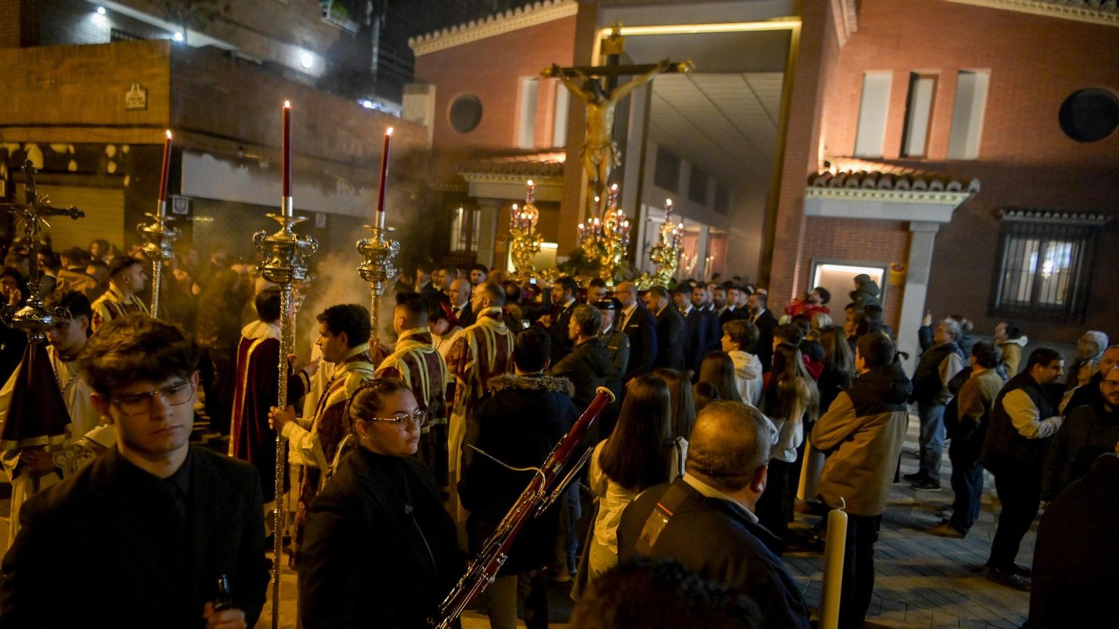 Fotogalería: Vía Crucis Hermandad de la Sagrada Lanzada 2025