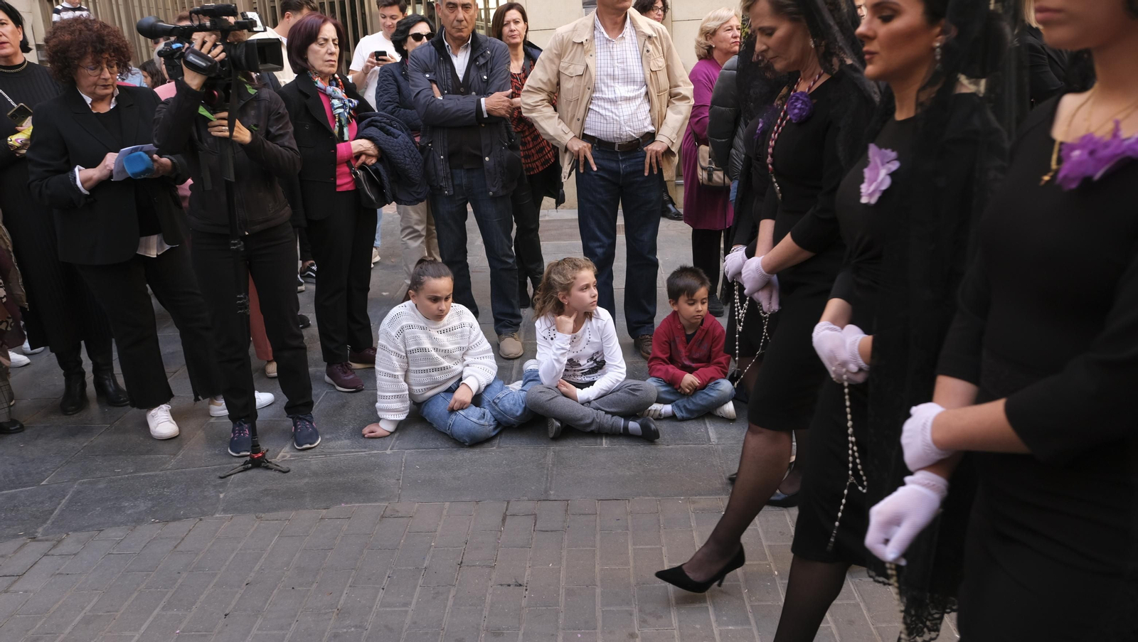 La procesión de Prendimiento en Almería, en imágenes