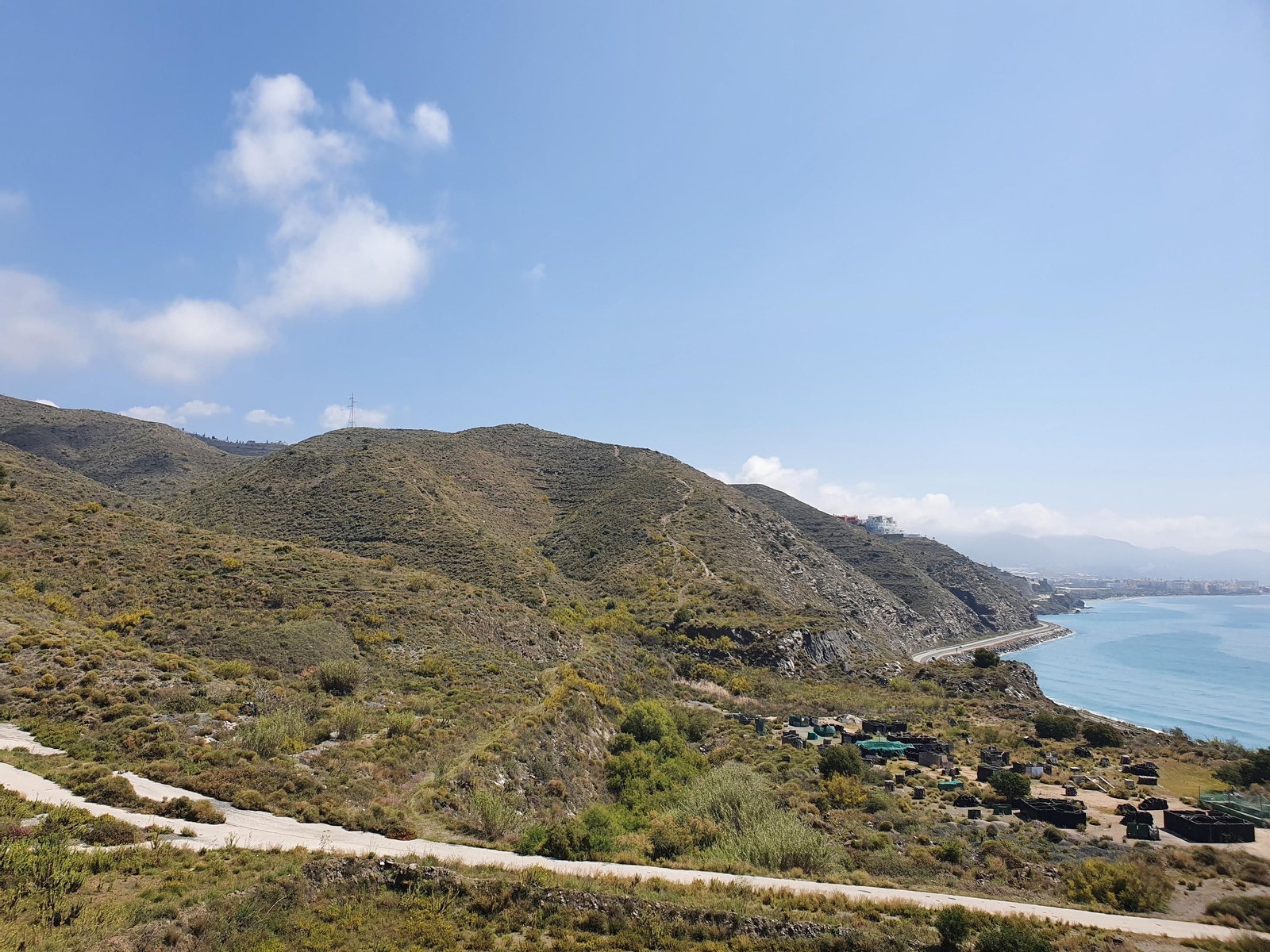 Imagen panorámica de la zona de Calaceite donde se constituiría el puerto deportivo.