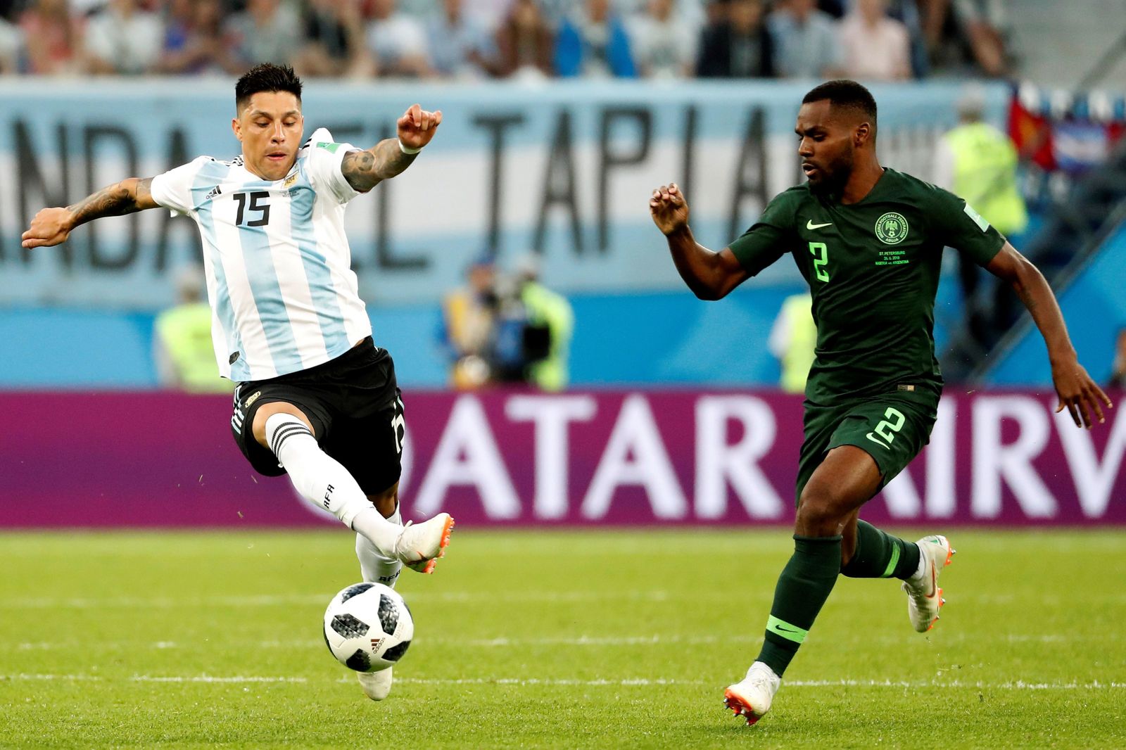 Las imágenes del Nigeria-Argentina