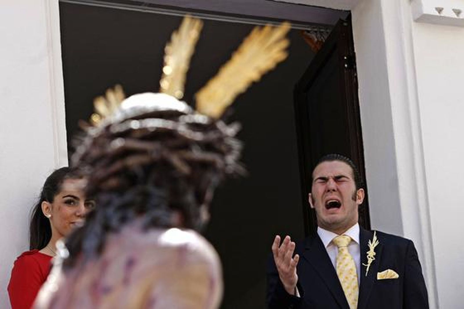 Salida procesional de Jesús Despojado. 

Foto: Julio Gonzalez