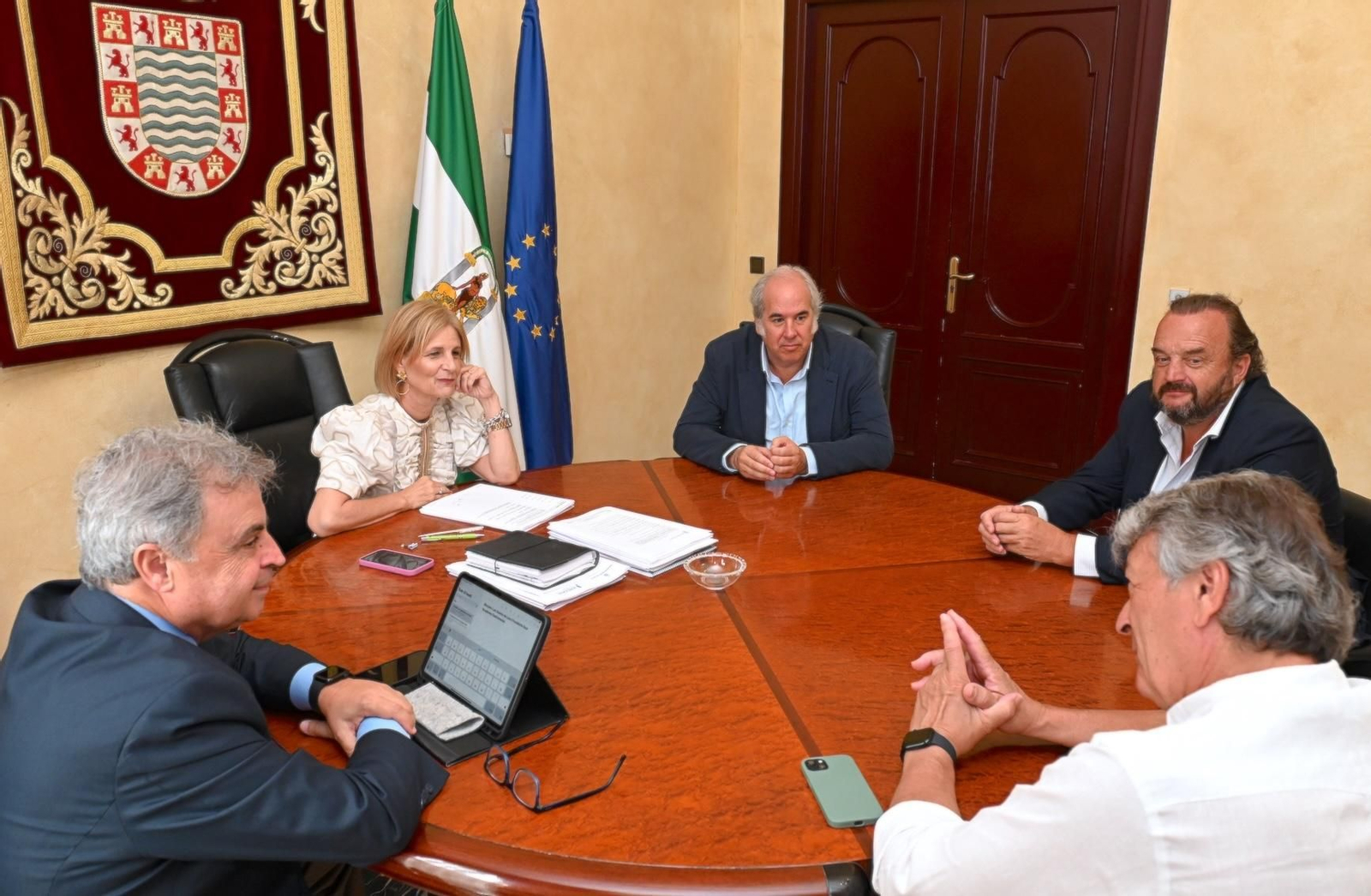 Antonio Real, María José García-Pelayo, Luis Suárez de Lezo, Bosco Torremocha y César Saldaña.