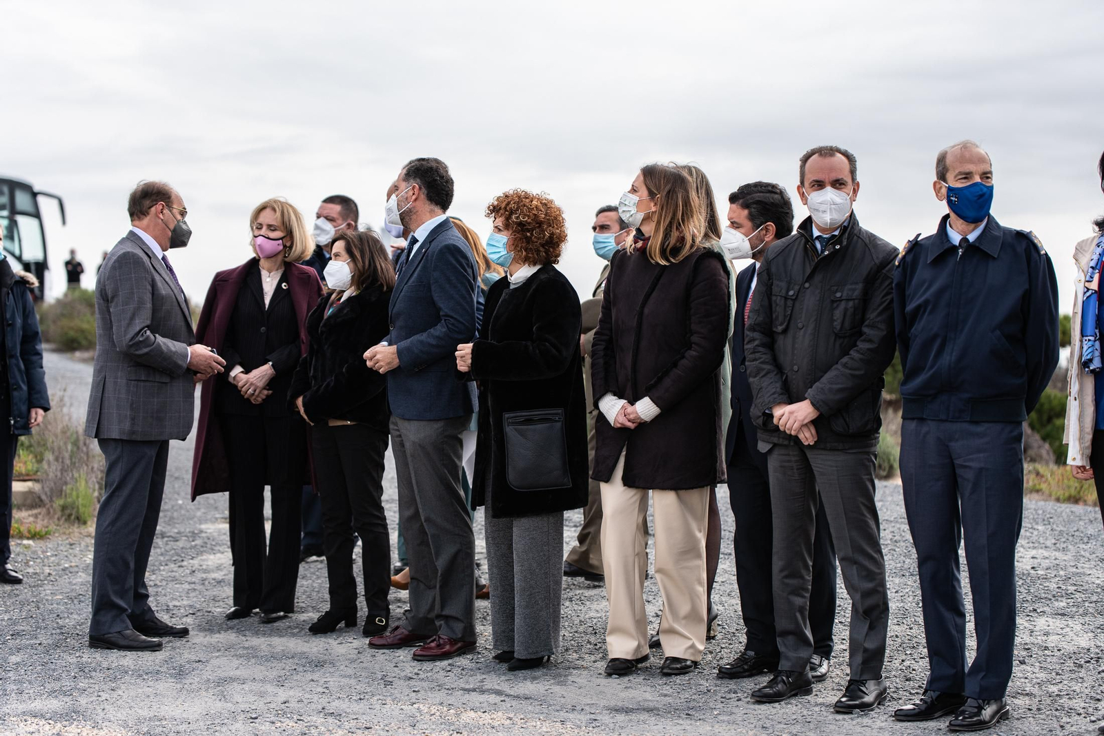 Imágenes de la visita de la Ministra de Defensa Margarita Robles a las instalaciones del INTA
