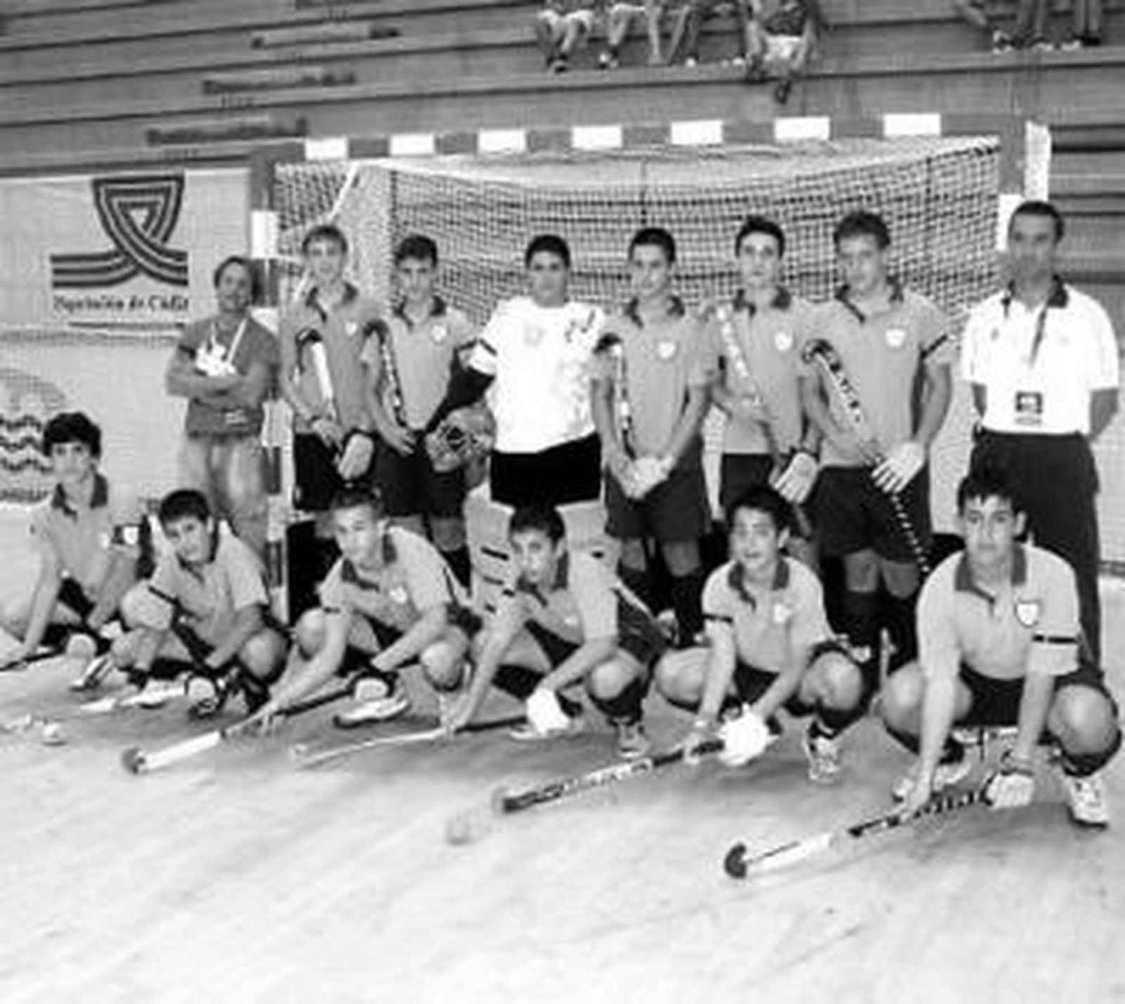 Equipo infantil masculino del CH San Fernando.