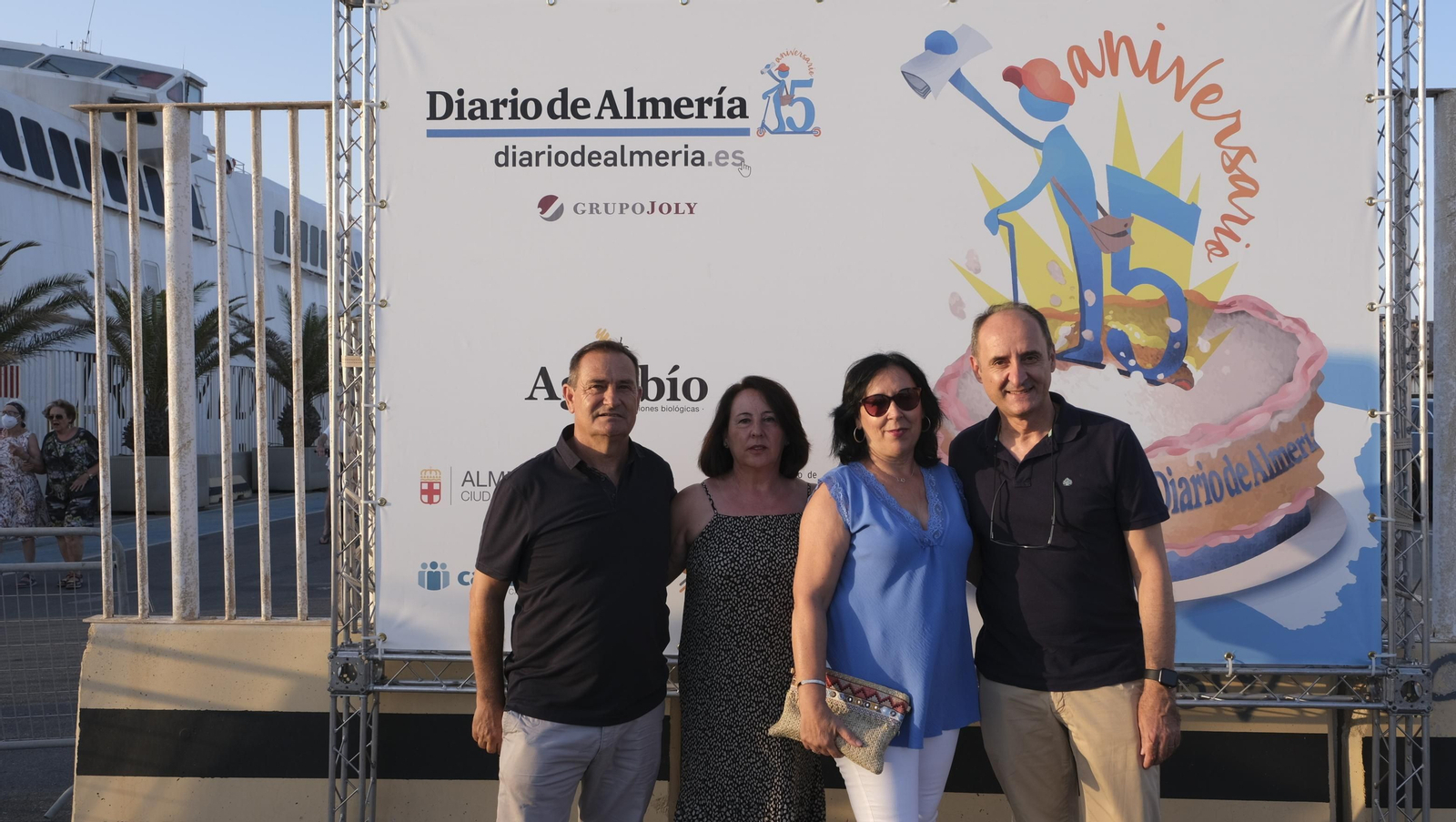 Imágenes de los asistentes a la Gala 15 Aniversario Diario de Almería