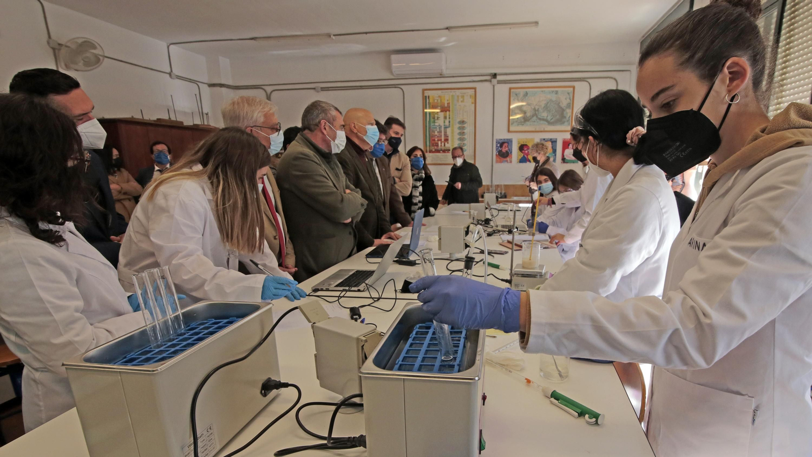 Visita del consejero Javier Imbroda al IES Padre Luis Coloma