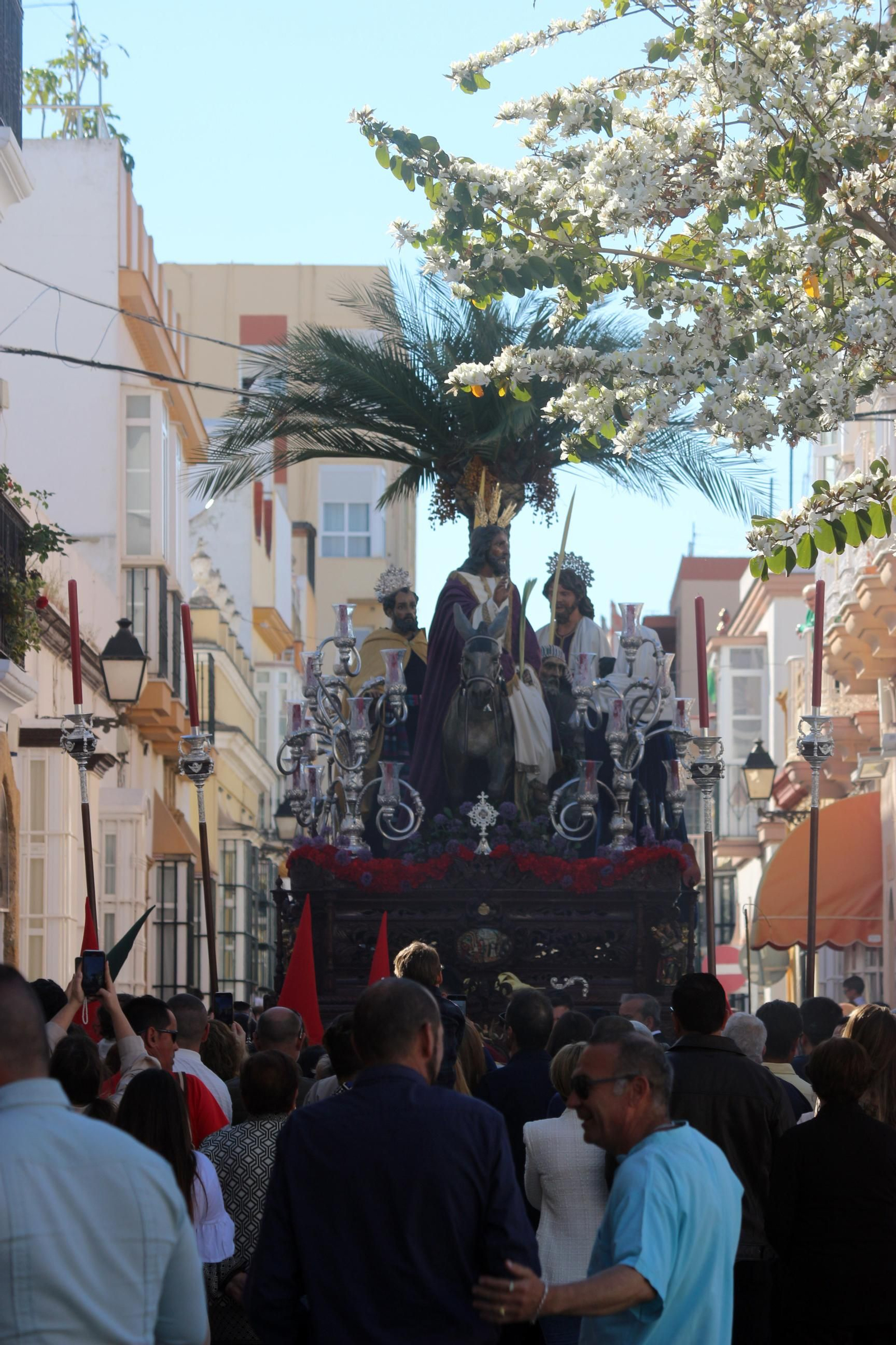 Hermandad de la Borriquita por calle De la Plaza