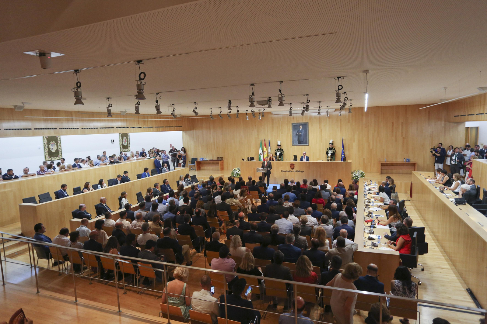 Las fotos del Pleno de la constitución de la Diputación de Málaga