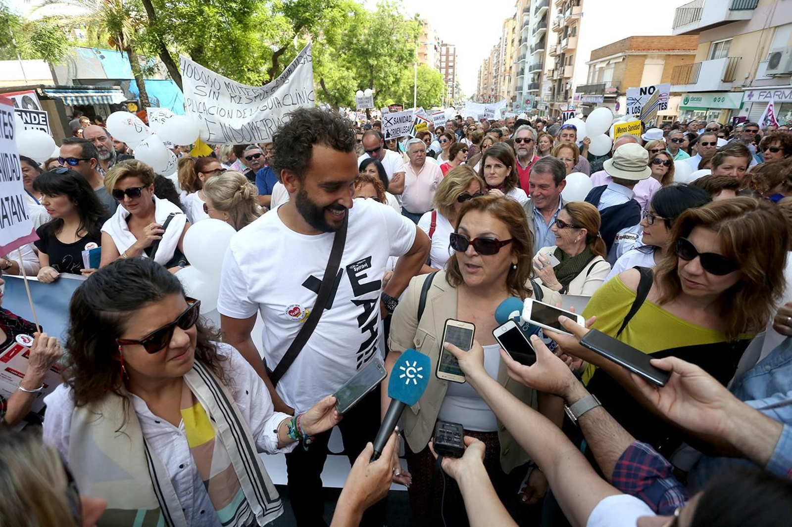 Las Imágenes de la Manifestación por una Sanidad Digna