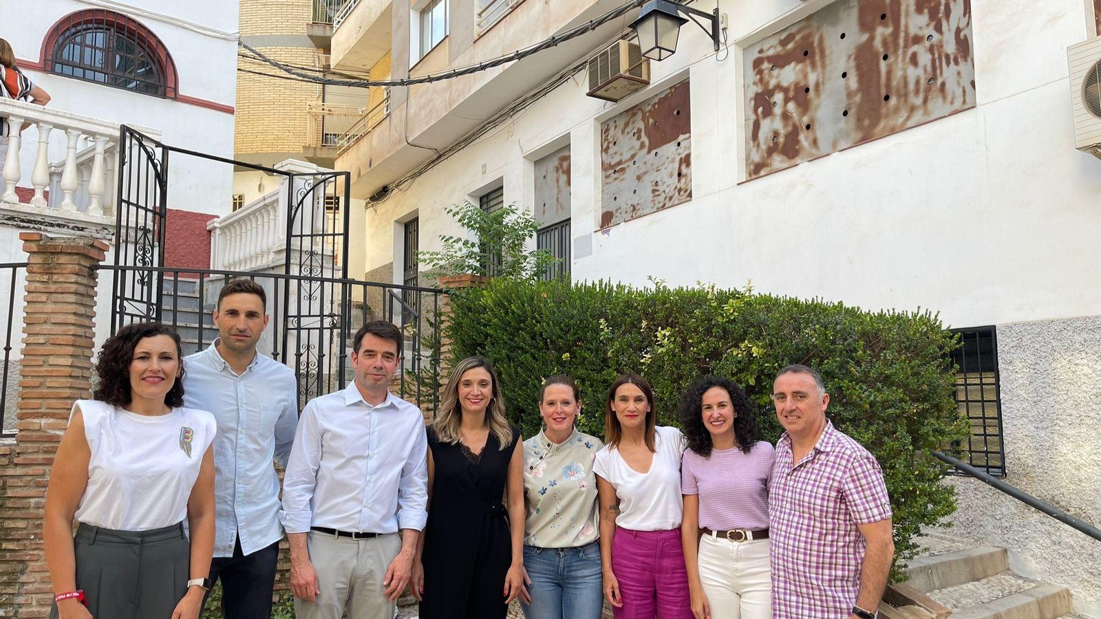 La portavoz del PSOE-A, María Márquez, en Loja