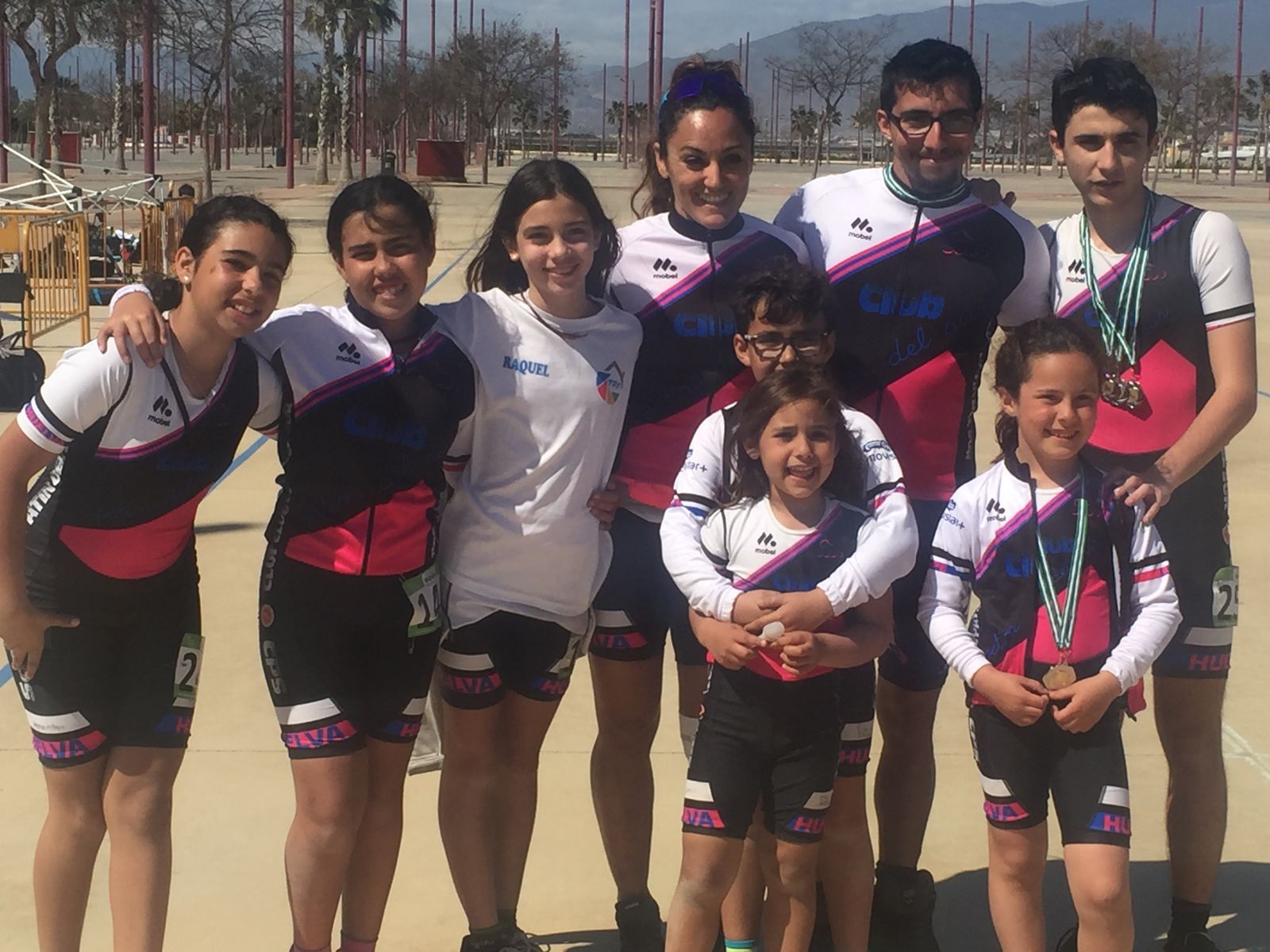 Componentes del equipo onubense Patín del Sur.