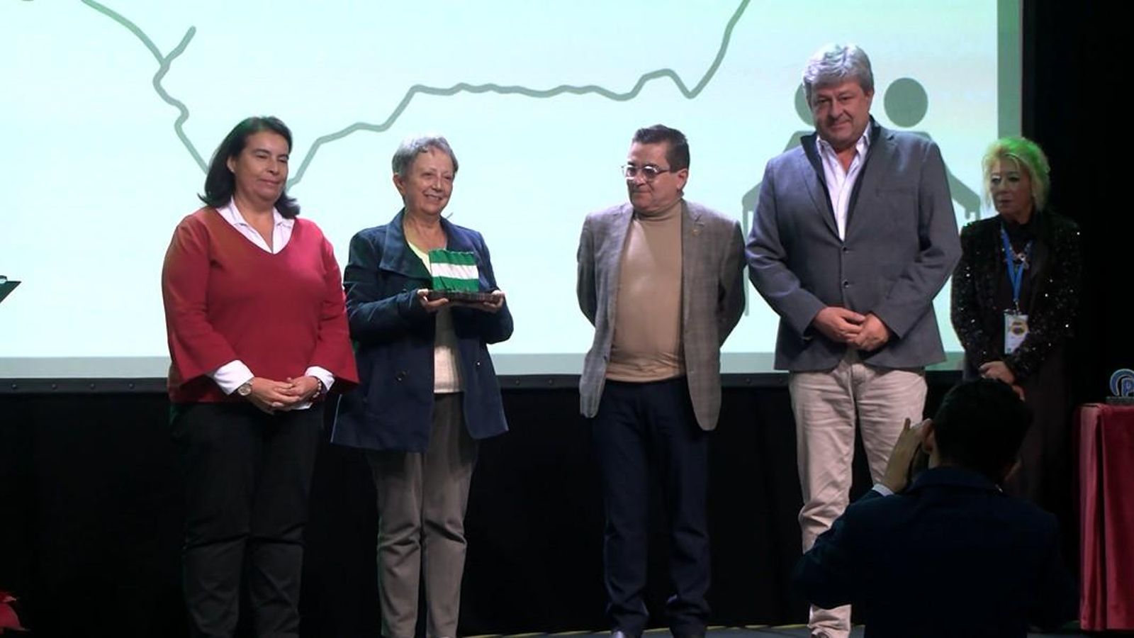 Entrega del galardón a vedruna