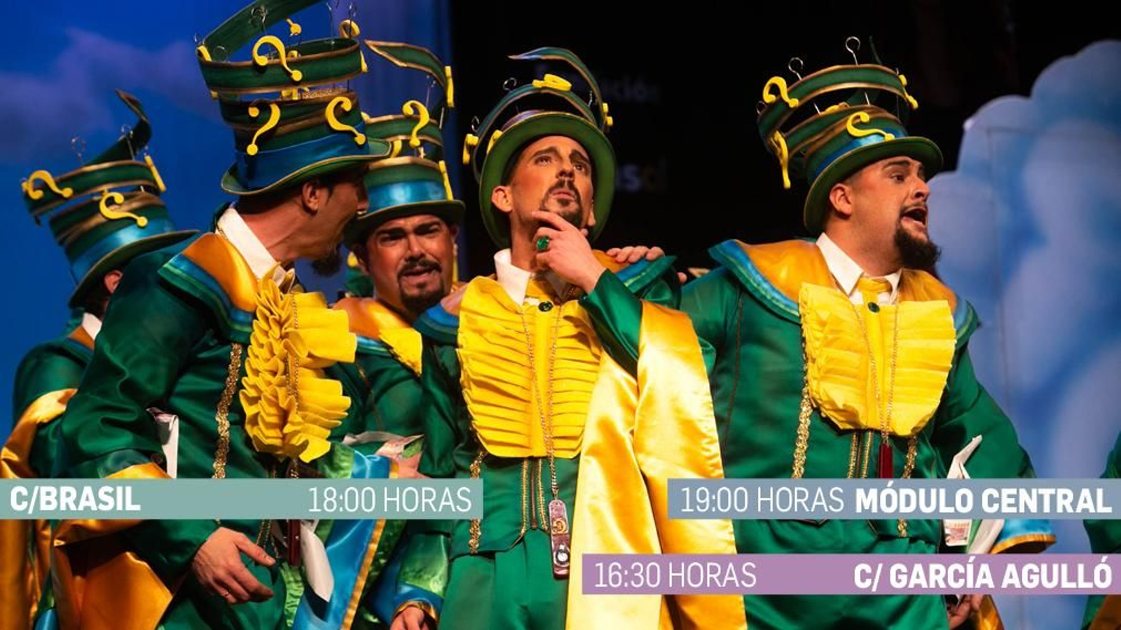 La chirigota de Iván Romero y David Márquez Mateos 'Las cosas del destino'.