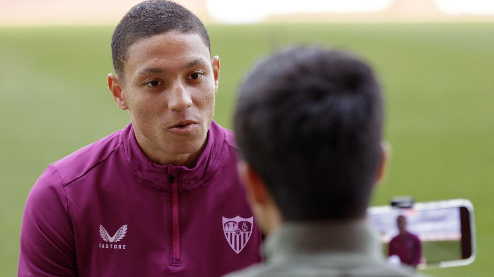 Mateo Mejía durante su entrevista con Diario de Sevilla