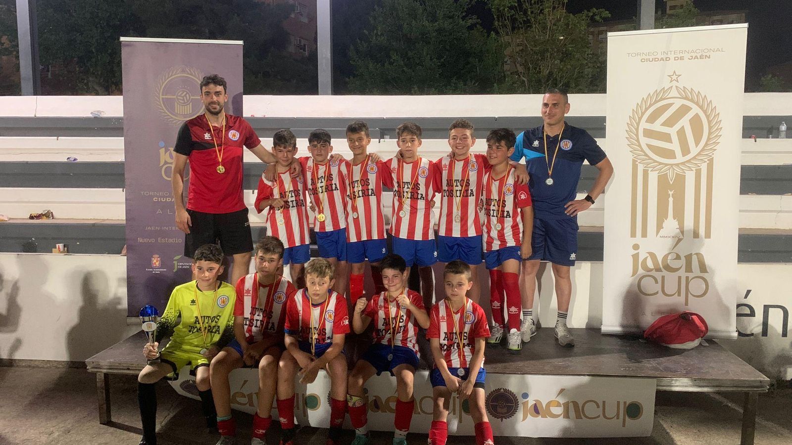 La UCD Torredonjimeno, finalista en la fase previa provincial de la Jaén Cup.