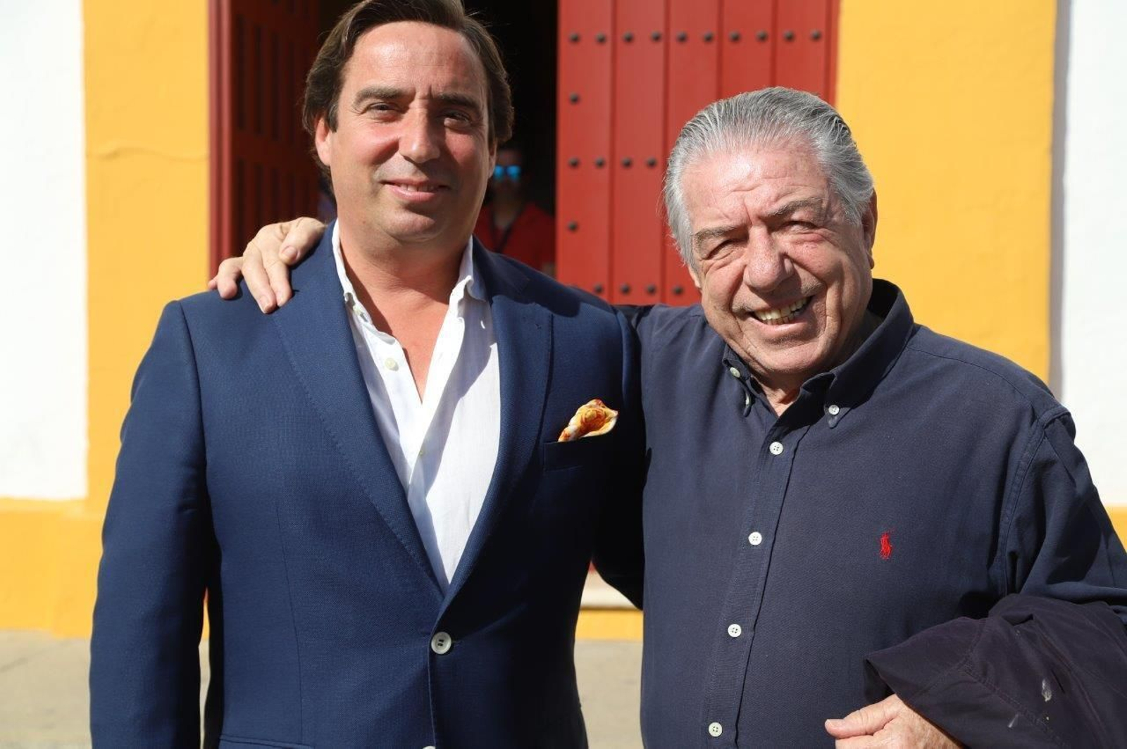 José María Garzón con el cantaor Nano de Jerez