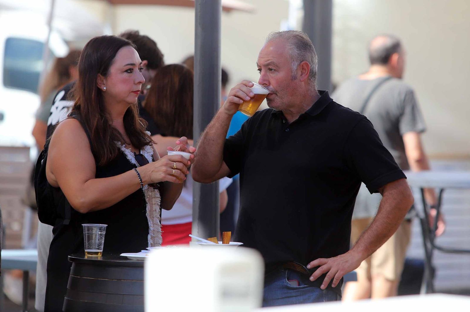 Imágenes del ambiente en la Feria de la Tapa de Huelva