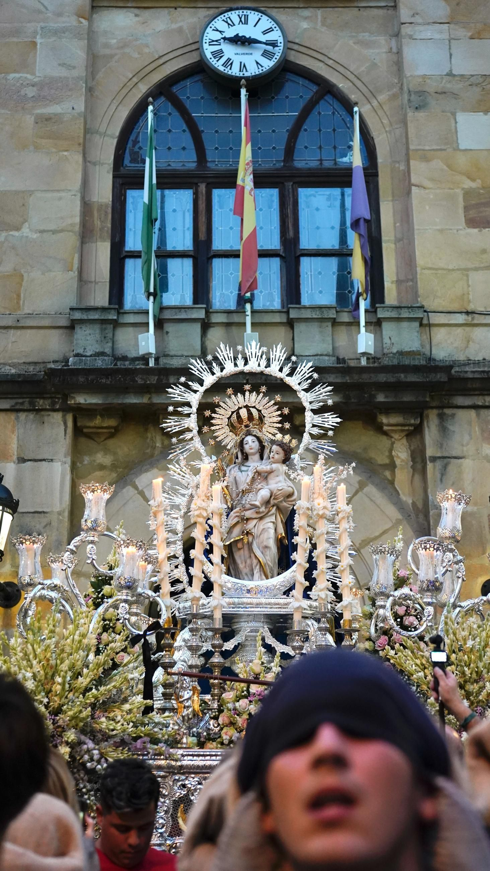Las fotos de la procesion de la Virgen de la Palma por el cenro de Algeciras